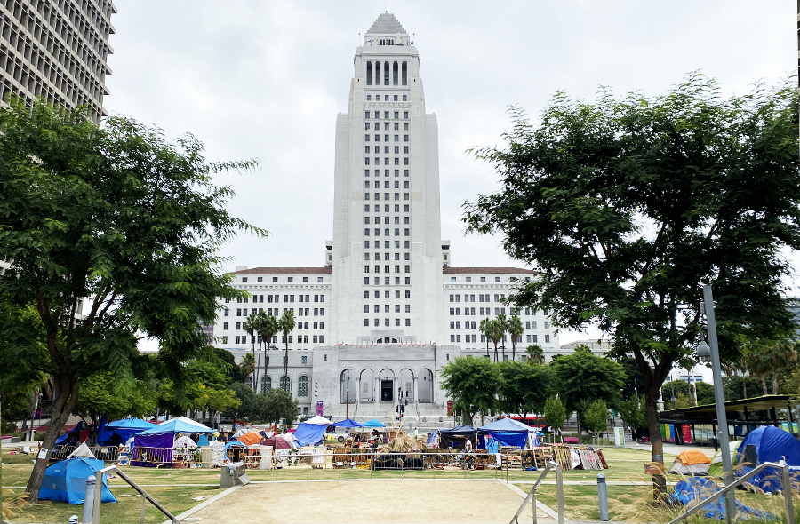 city hall encampment