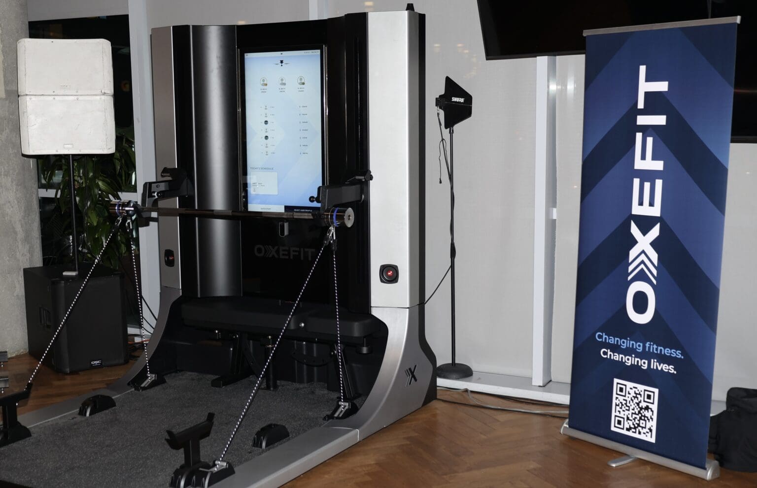 Peek Inside OxeFit Launches Home Fitness with NBA All Stars at CryptoArena