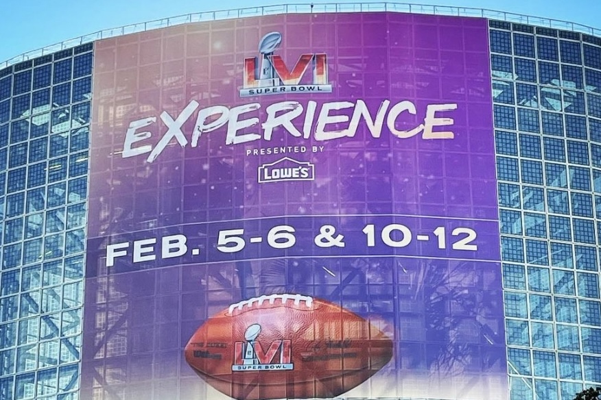 Fans experience the Super Bowl in Los Angeles