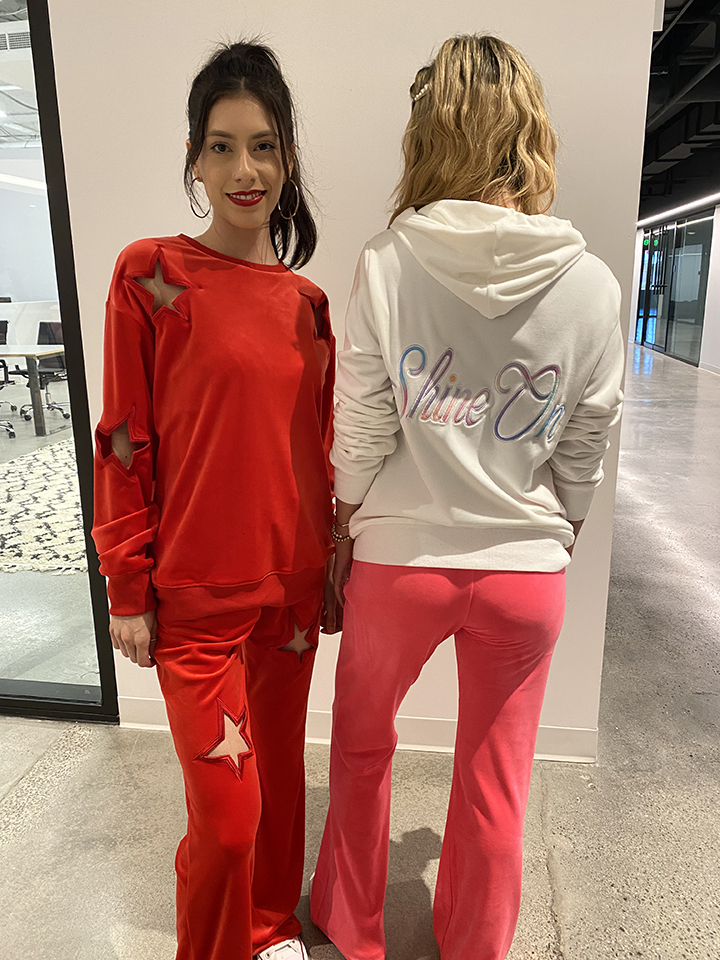 Paris Hilton Launches New Tracksuit Line at LA Market Week