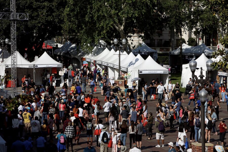 F– Imperialism, This is Stolen Land: Protesters Disrupt Archaeologist Richard Hansen at LA Times Book Fest