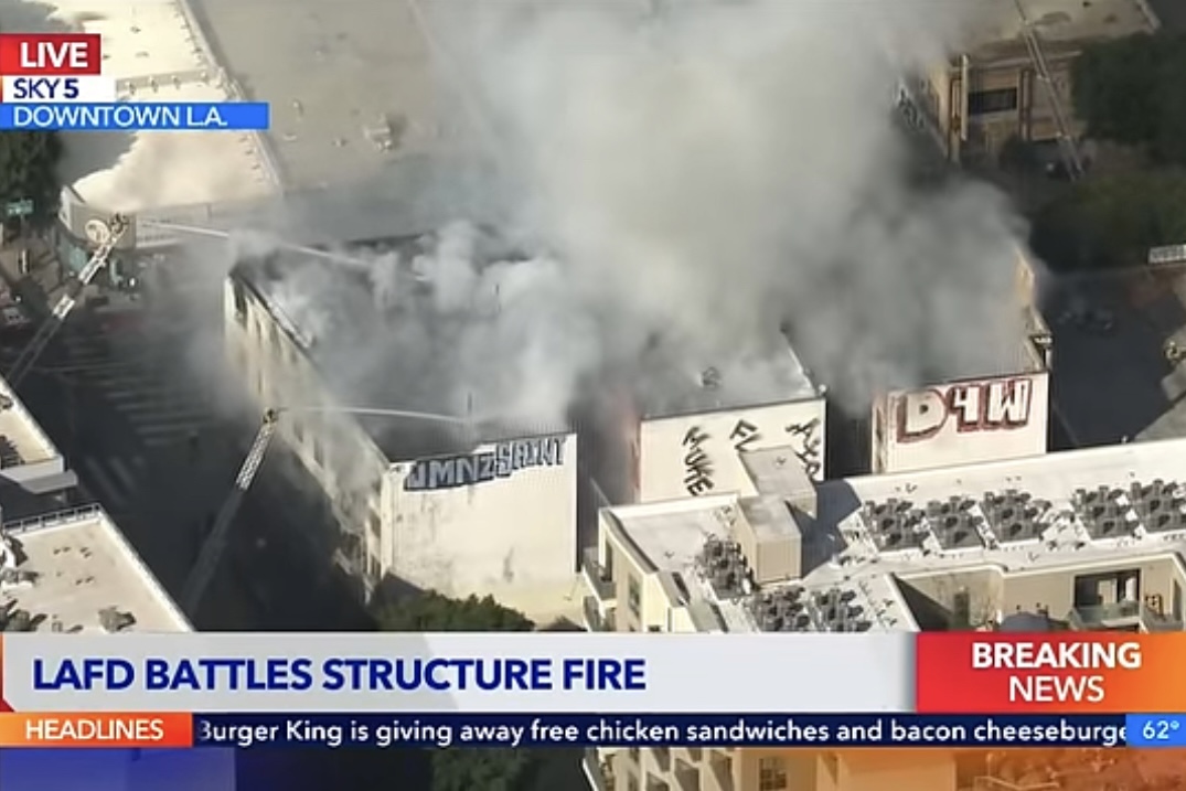 Historic Morrison Hotel Gutted by Fire