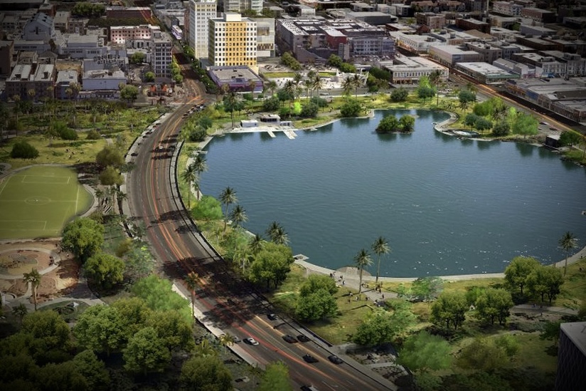 Crime Drops with Mayor Bass, LAPD MacArthur Park MakeOver