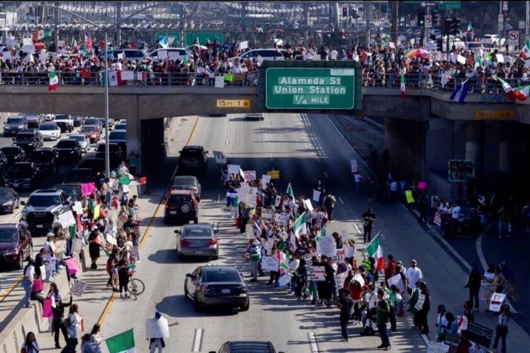 101 Freeway Unbothered - Permanent Steel Gates Leave No Way In for No Kings Day 3 Protestors 101 Freeway Unbothered - Permanent Steel Gates Leave No Way In for No Kings Day 3 Protestors