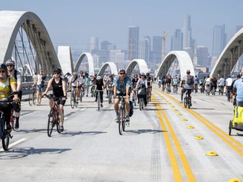 DTLA Breaks for CicLAvia—Heart of LA 16th Anniversary