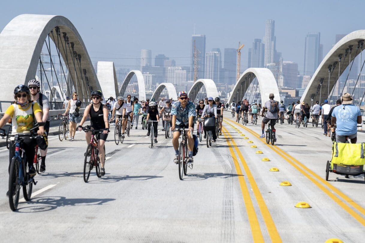 DTLA Breaks for CicLAvia—Heart of LA  16th Anniversary