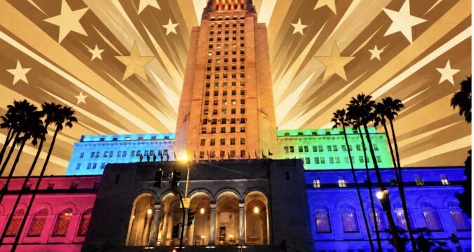 City Hall Lights Up Once Again for Annual LA For All Celebration